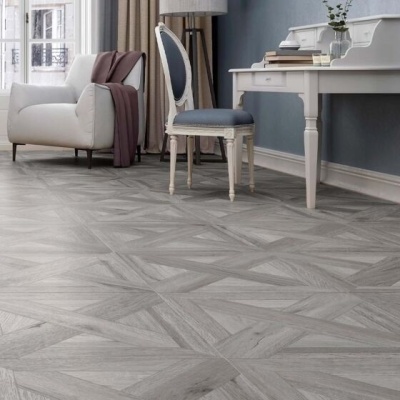 Argyll Parquet Grey Glazed Porcelain W&F 600x600mm